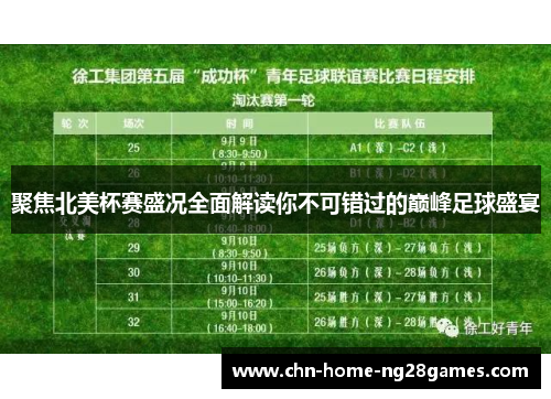 聚焦北美杯赛盛况全面解读你不可错过的巅峰足球盛宴 聚焦北美杯赛盛况全面解读你不可错过的巅峰足球盛宴